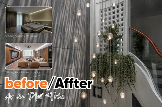 Cải Tạo Nhà Phố Phố Trúc Ecopark: Giải Pháp Đưa Ánh Sáng Tự Nhiên Vào Nhà