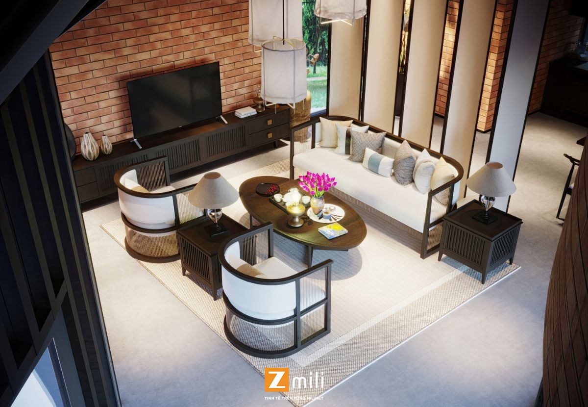 Nội Thất Biệt Thự Nghỉ Dưỡng Tomodachi