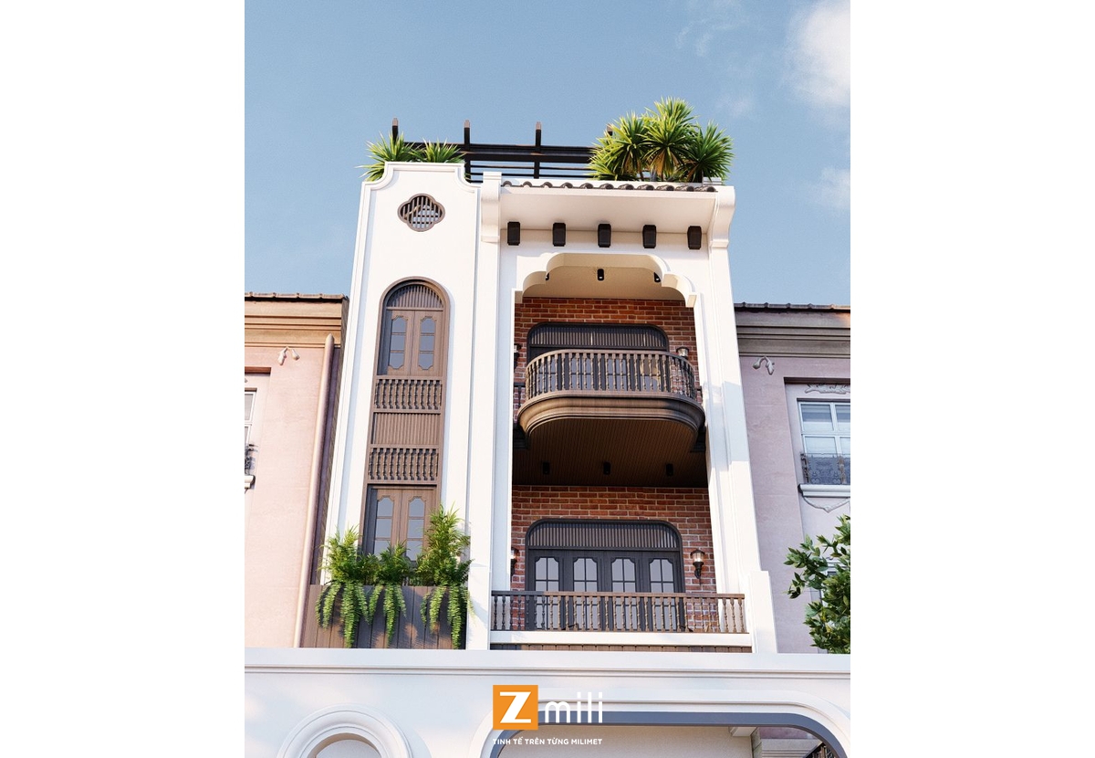 Nhà Liền Kề 6x14 – Indochine Charm