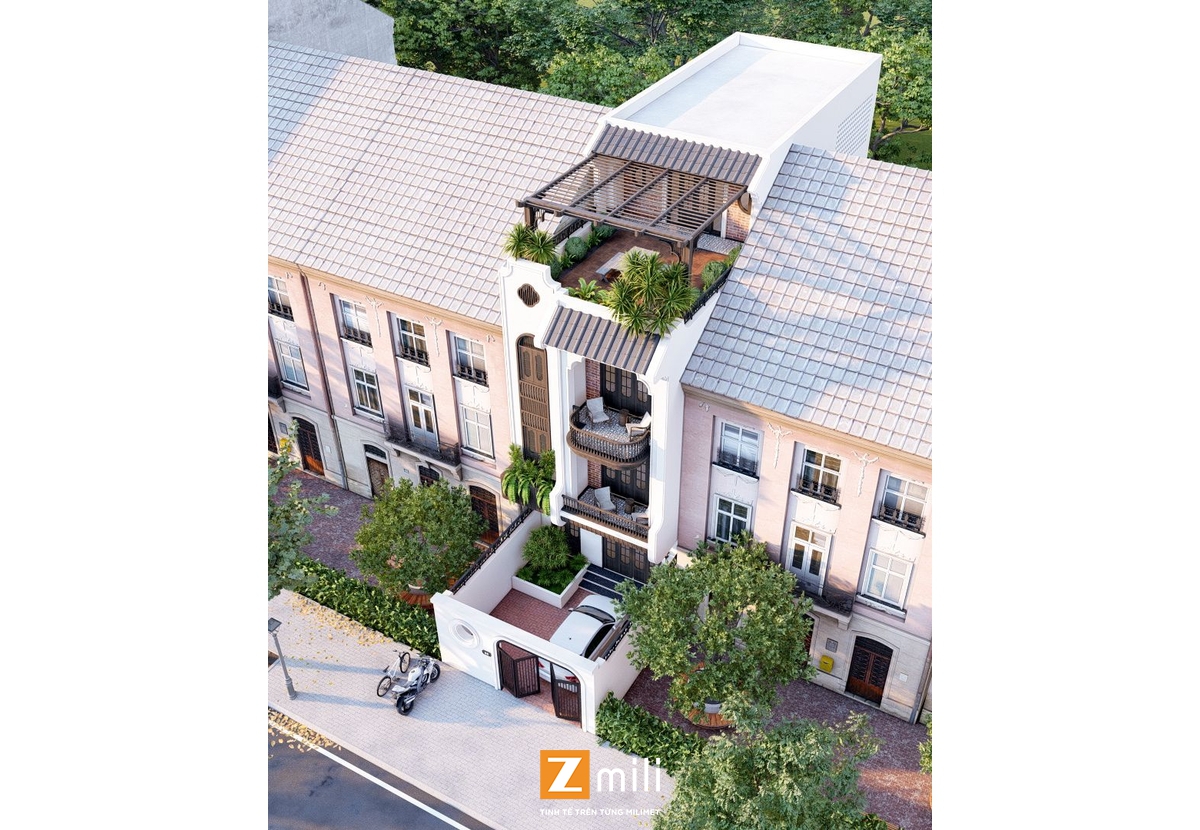 Nhà Liền Kề 6x14 – Indochine Charm