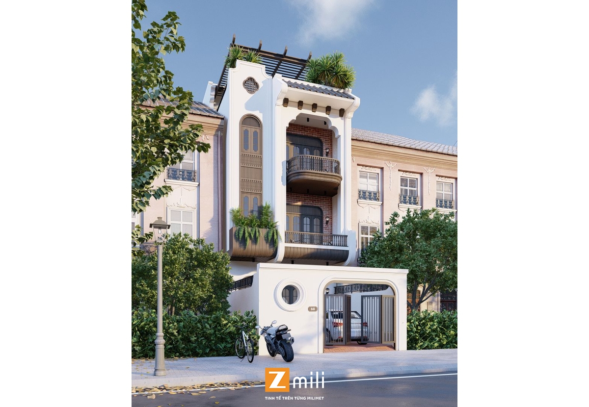 Nhà Liền Kề 6x14 – Indochine Charm