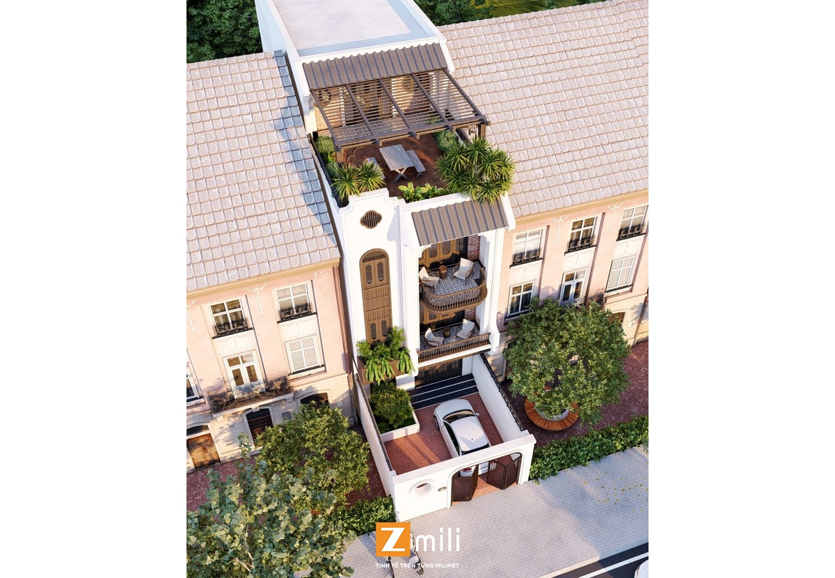 Nhà Liền Kề 6x14 – Indochine Charm