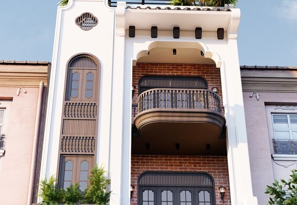 Nhà Liền Kề 6x14 – Indochine Charm