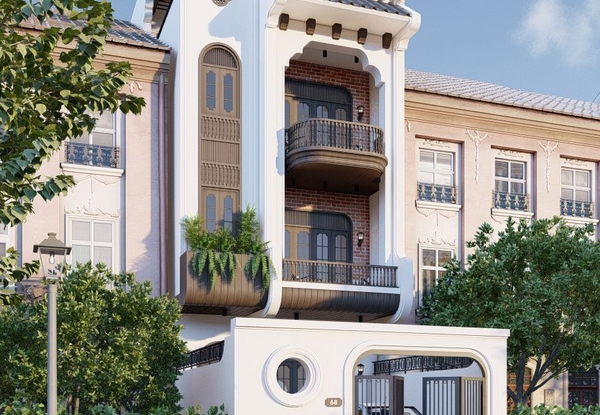 Nhà Liền Kề 6x14 – Indochine Charm