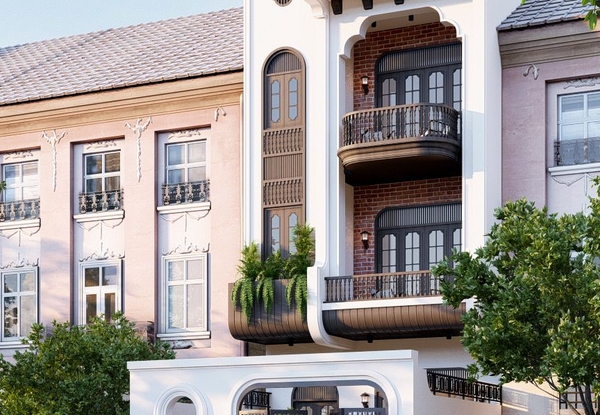 Nhà Liền Kề 6x14 – Indochine Charm