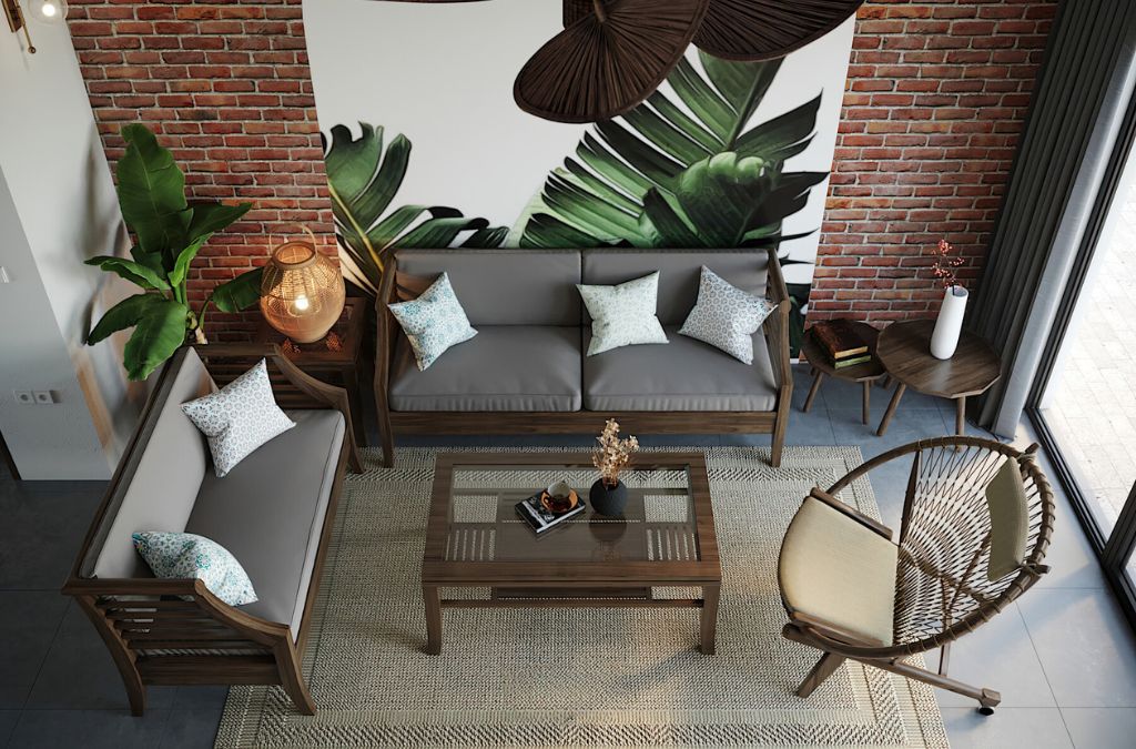 Mẫu biệt thự phong cách Indochine đẹp