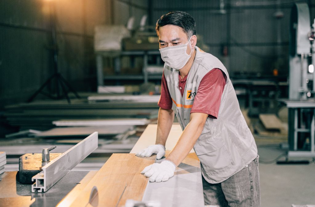 Biệt thự gỗ óc chó - Xưởng sản xuất nội thất của Zmili Design