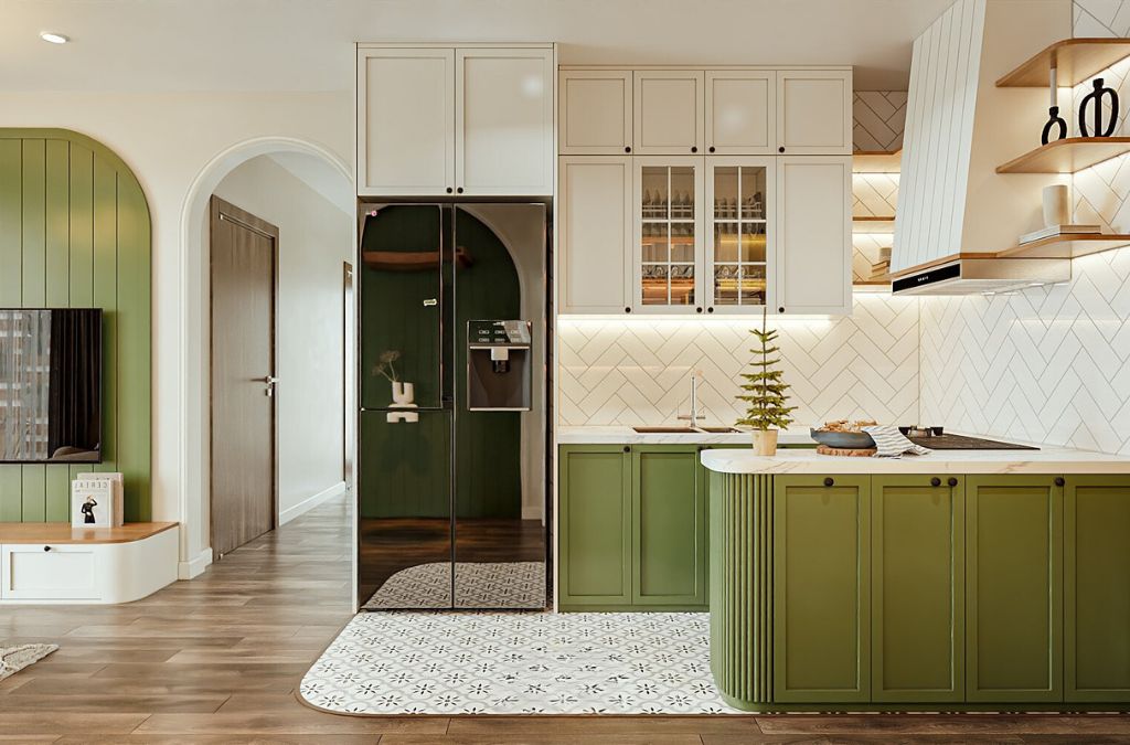 Nên bố trí nhà bếp ở theo hướng Đông hoặc Đông Nam - Phong thủy trong nội thất phòng ngủ