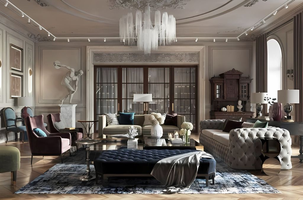 Phong cách thiết kế nội thất Tân Cổ Điển - Zmili Design 