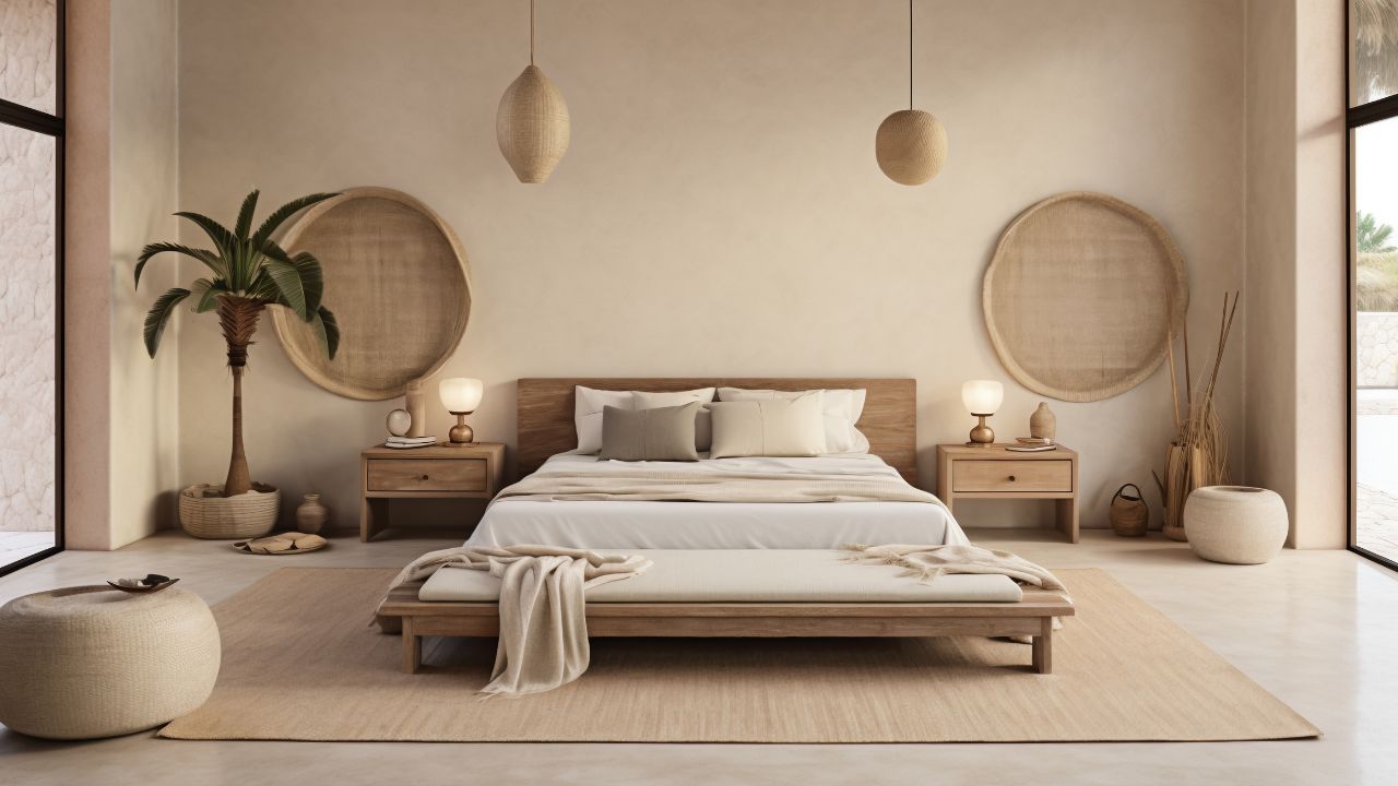 Nội thất phòng ngủ làm bằng gỗ MDF, nâng cao thẩm mỹ phòng ngủ