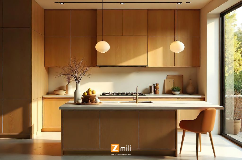 Phòng bếp phong cách Indochine - Zmili Design