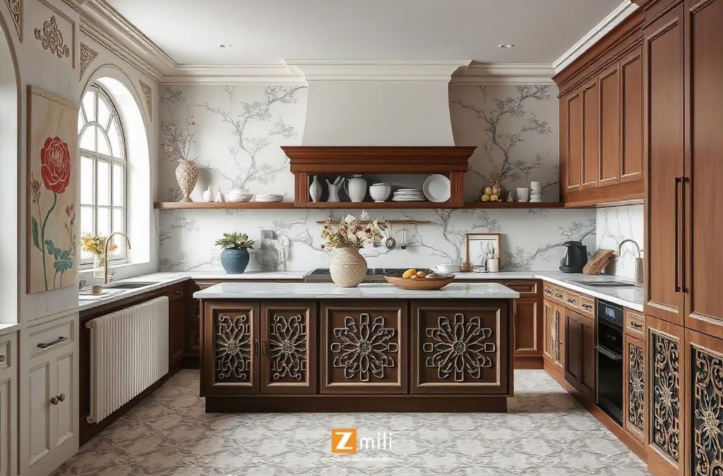 Phòng bếp phong cách Indochine - Zmili Design