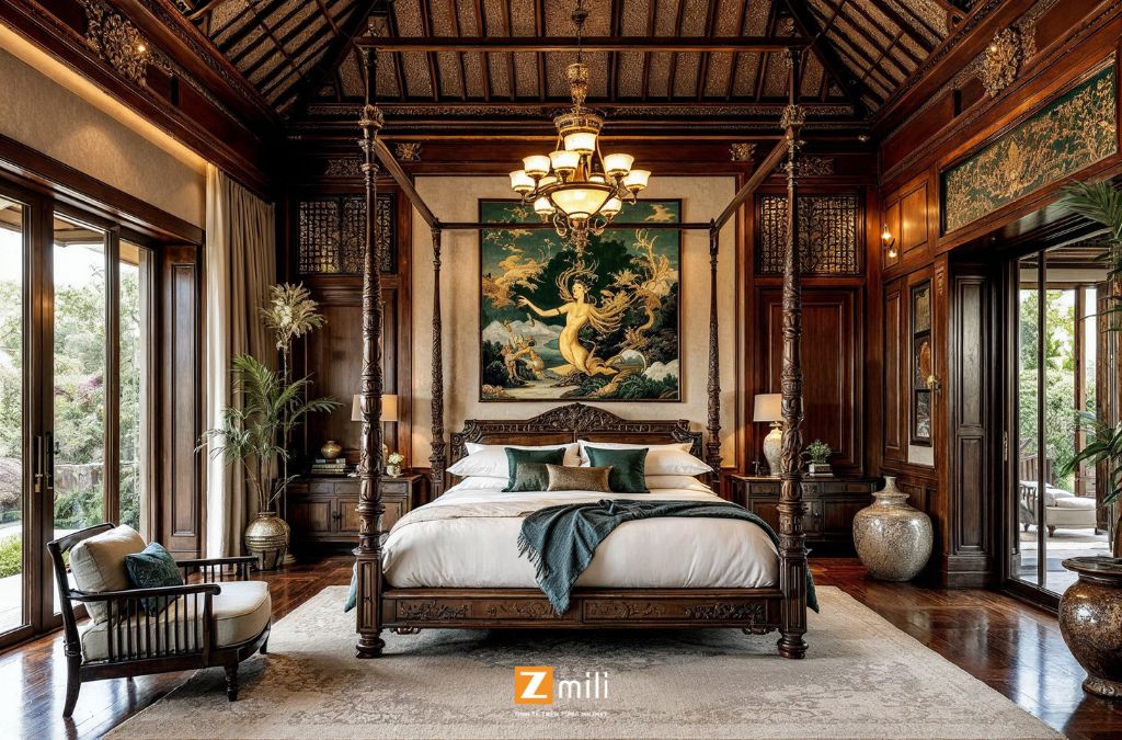 Phòng Ngủ phong cách Indochine - Zmili Design