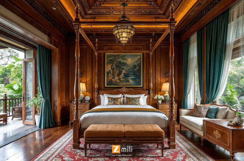 Phòng Ngủ phong cách Indochine - Zmili Design