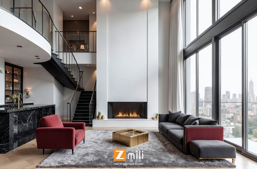 Mẫu nội thất penthouse - Zmili Design