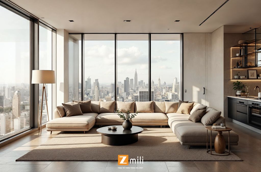 Mẫu nội thất penthouse - Zmili Design