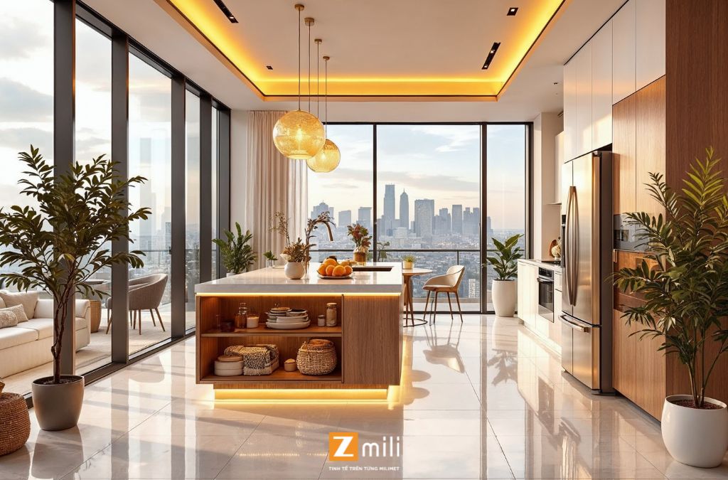 Mẫu nội thất penthouse - Zmili Design