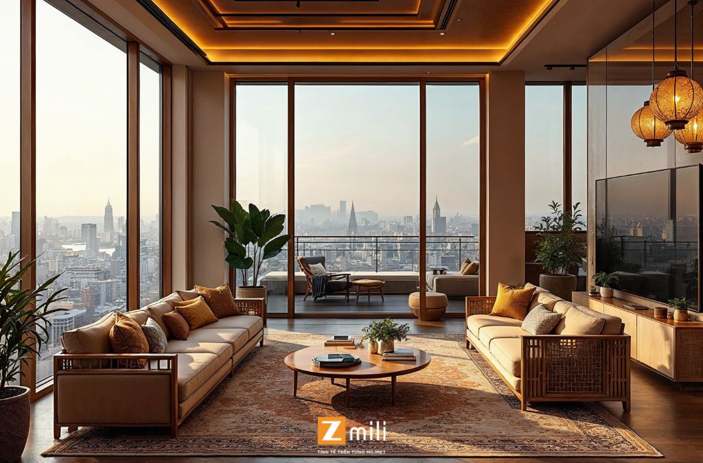 Mẫu nội thất penthouse - Zmili Design