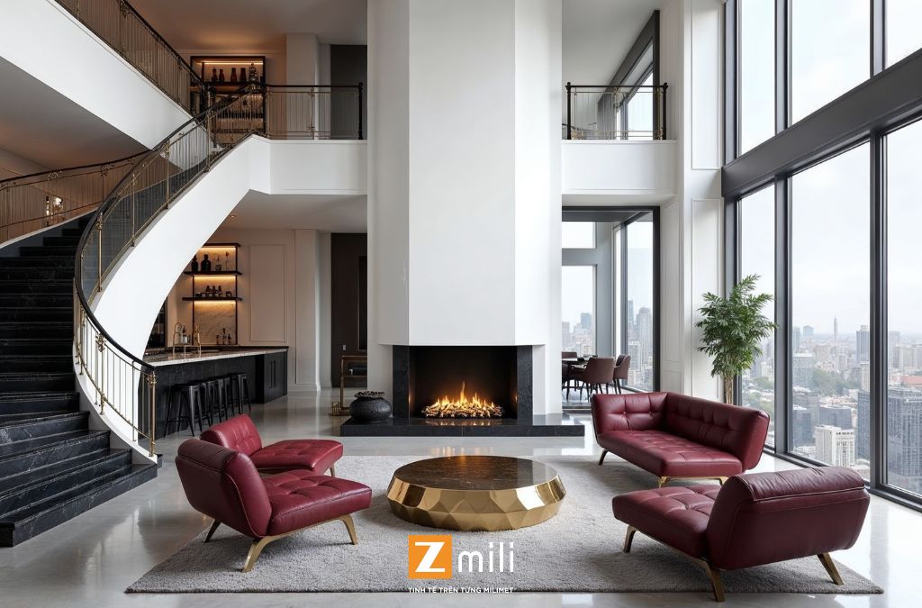 Mẫu nội thất penthouse - Zmili Design