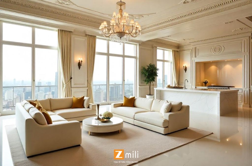 Mẫu nội thất penthouse - Zmili Design