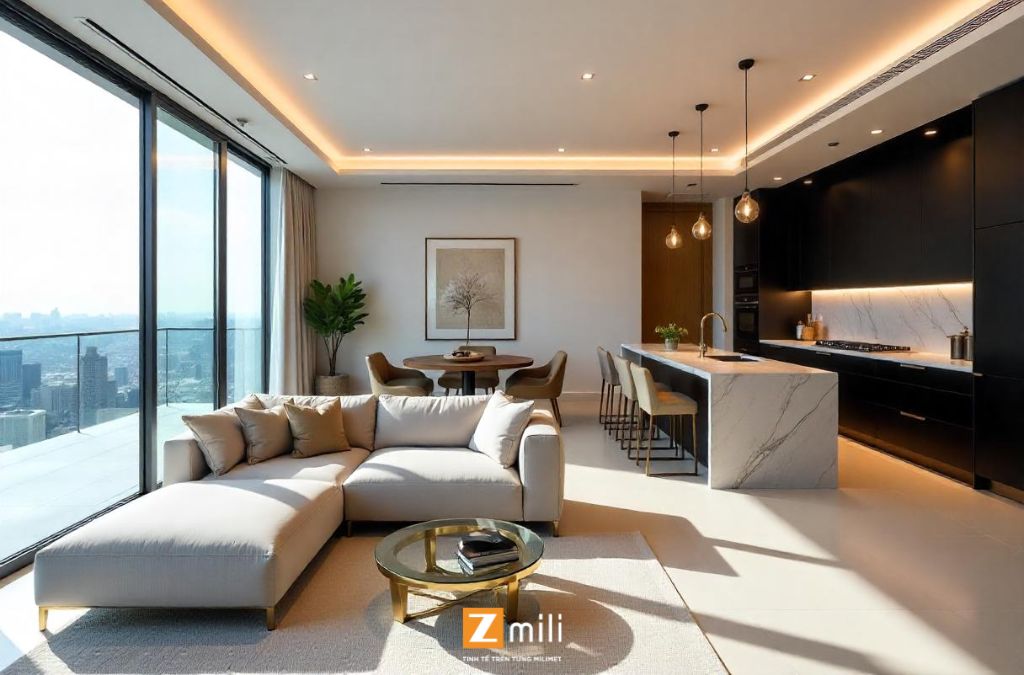 Mẫu nội thất penthouse - Zmili Design