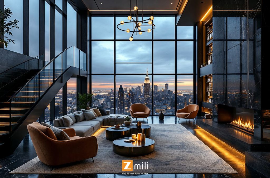 Mẫu nội thất penthouse - Zmili Design