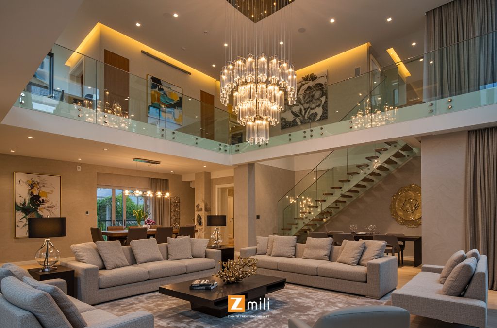 Phòng Khách Cao Trần