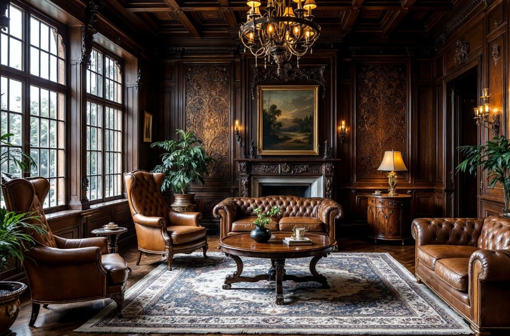 Mẫu Phòng Khách Biệt Thự Tân Cổ Điển đẹp, đẳng cấp