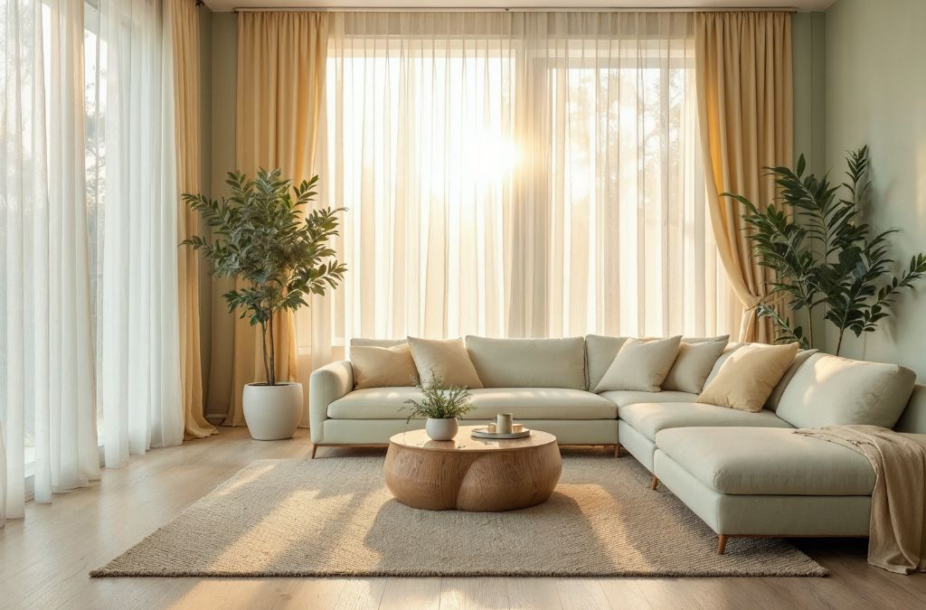 Mẫu phòng khách biệt thự với không gian tối giản, độc đáo