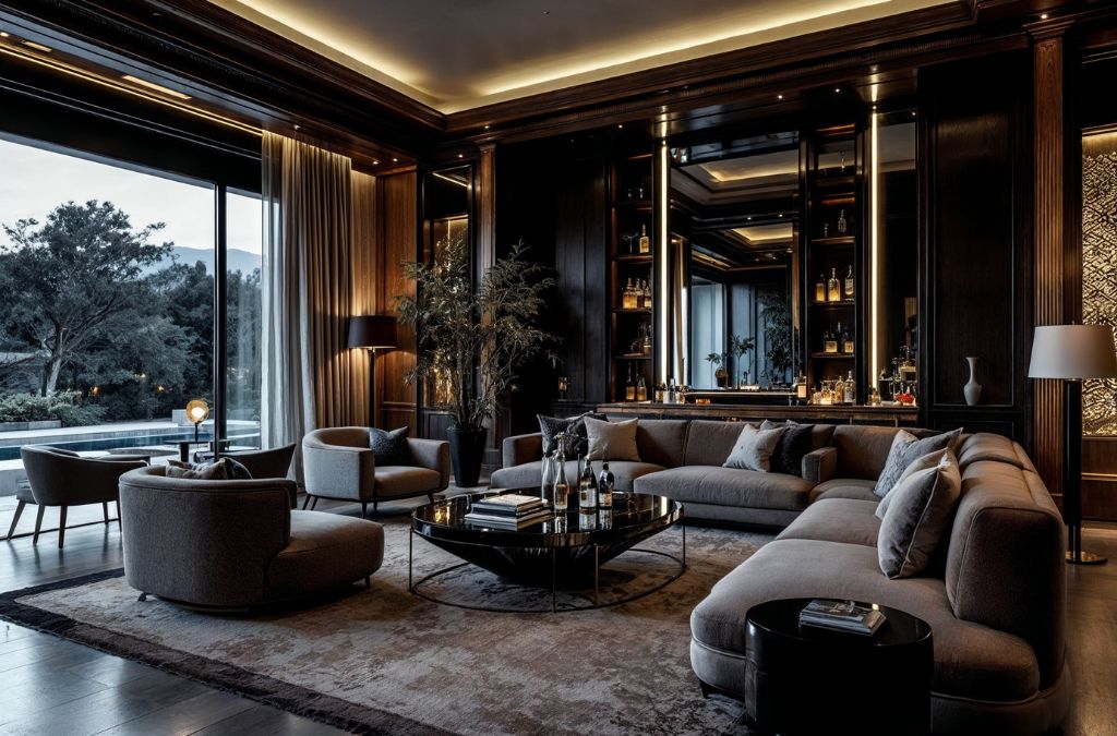 Nội thất cao cấp giúp tăng tính thẩm mỹ của phòng khách