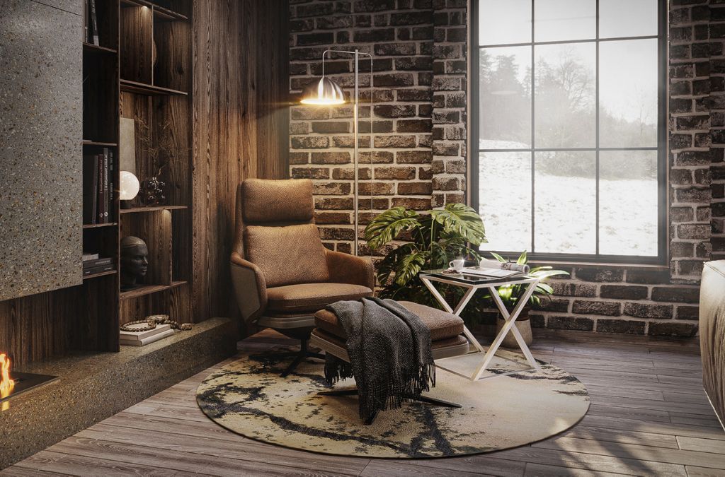 Nội thất biệt thự phong cách Rustic đẹp, tinh tế, sang trọng