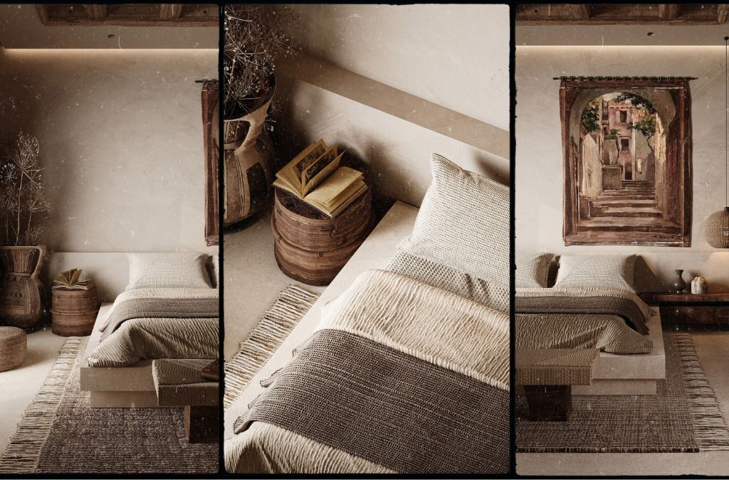 Trong phong cách rustic, nội thất thường là những món đồ đơn giản