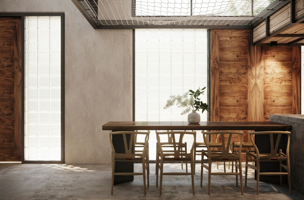 Ánh sáng là một điểm nhấn cần chú ý để tôn nên vẻ đẹp trong phong cách nội thất Rustic