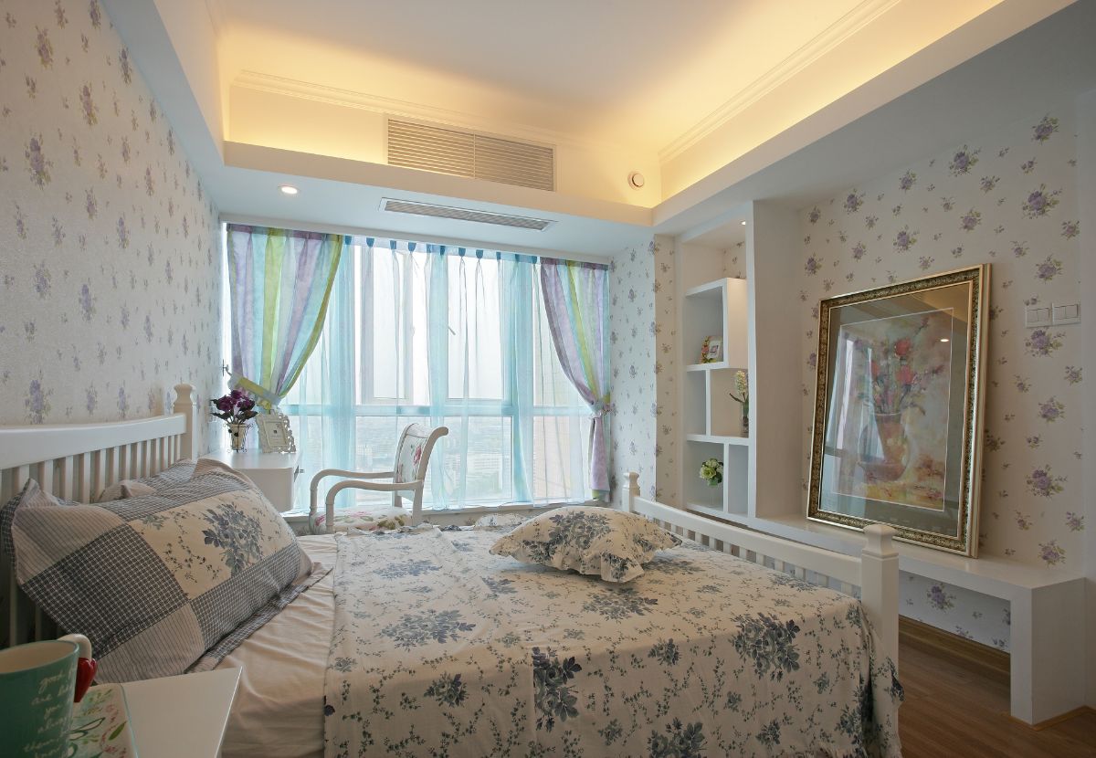 Phòng ngủ chill với gam màu trung tính tạo cảm giác thoải mái