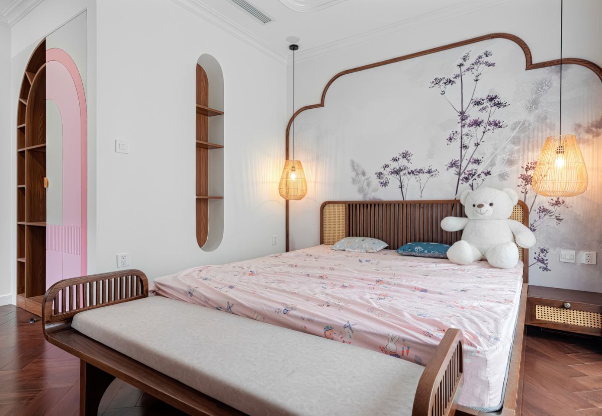 Phòng ngủ trẻ con biệt thự vườn Mai độc đáo, dễ thương