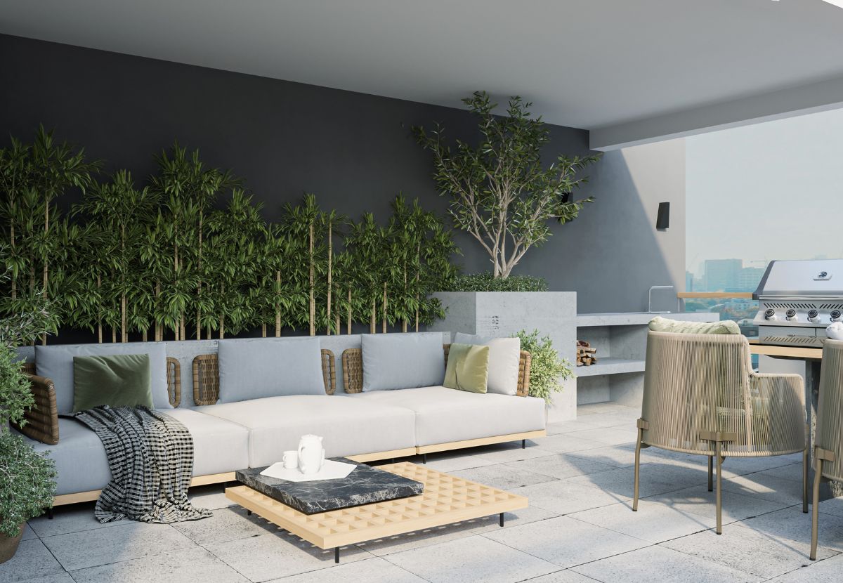 mẫu phòng khách phụ phong cách Eco độc đáo, thoáng mát