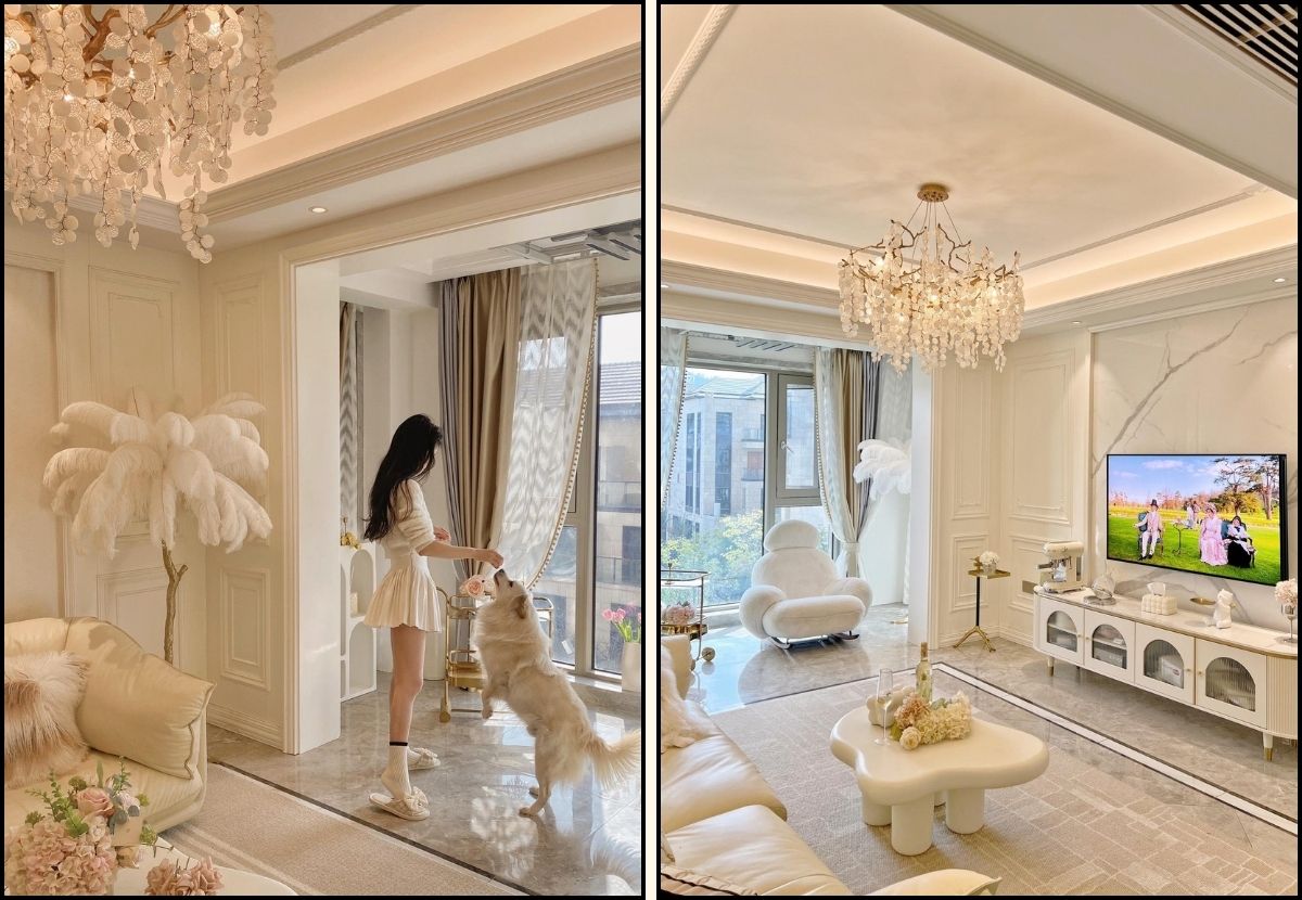 Nội thất chung cư tân cổ điển cho không gian 70m2