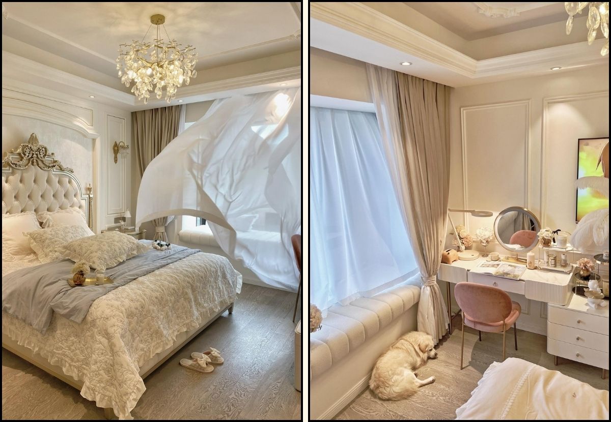 Nội thất tân cổ điển được cách điệu tối ưu không gian hơn phong cách cổ điển truyền thống