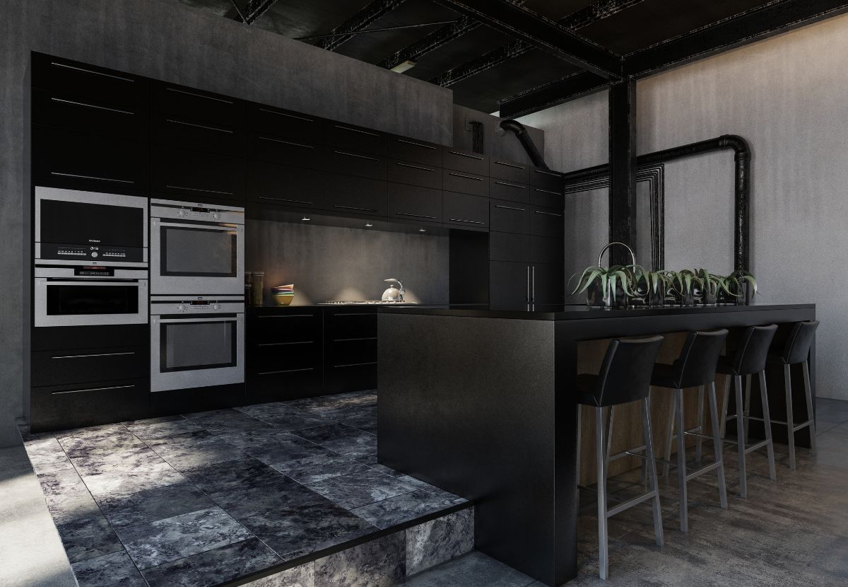 Mẫu phòng khách tương phản dàng cho gia chủ có gu