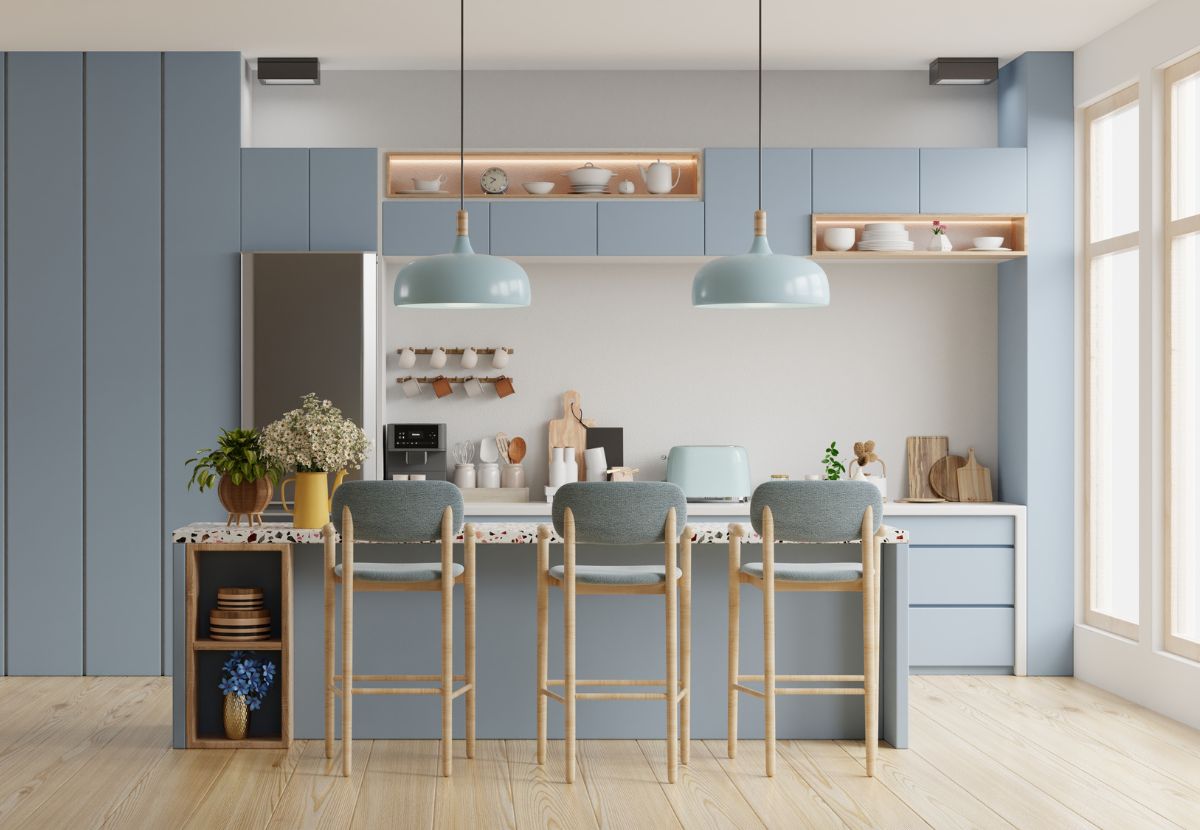 Decor nhà bếp cần có tone màu chủ đạo và cần hòa hợp với không gian ngôi nhà