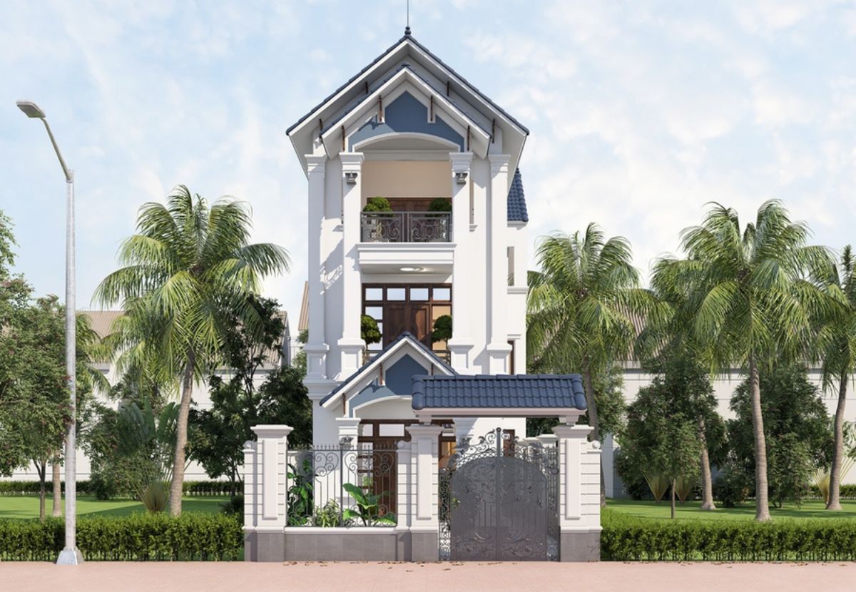 Kiến trúc chứ L thường thấy trong những căn nhà phố ở Việt Nam