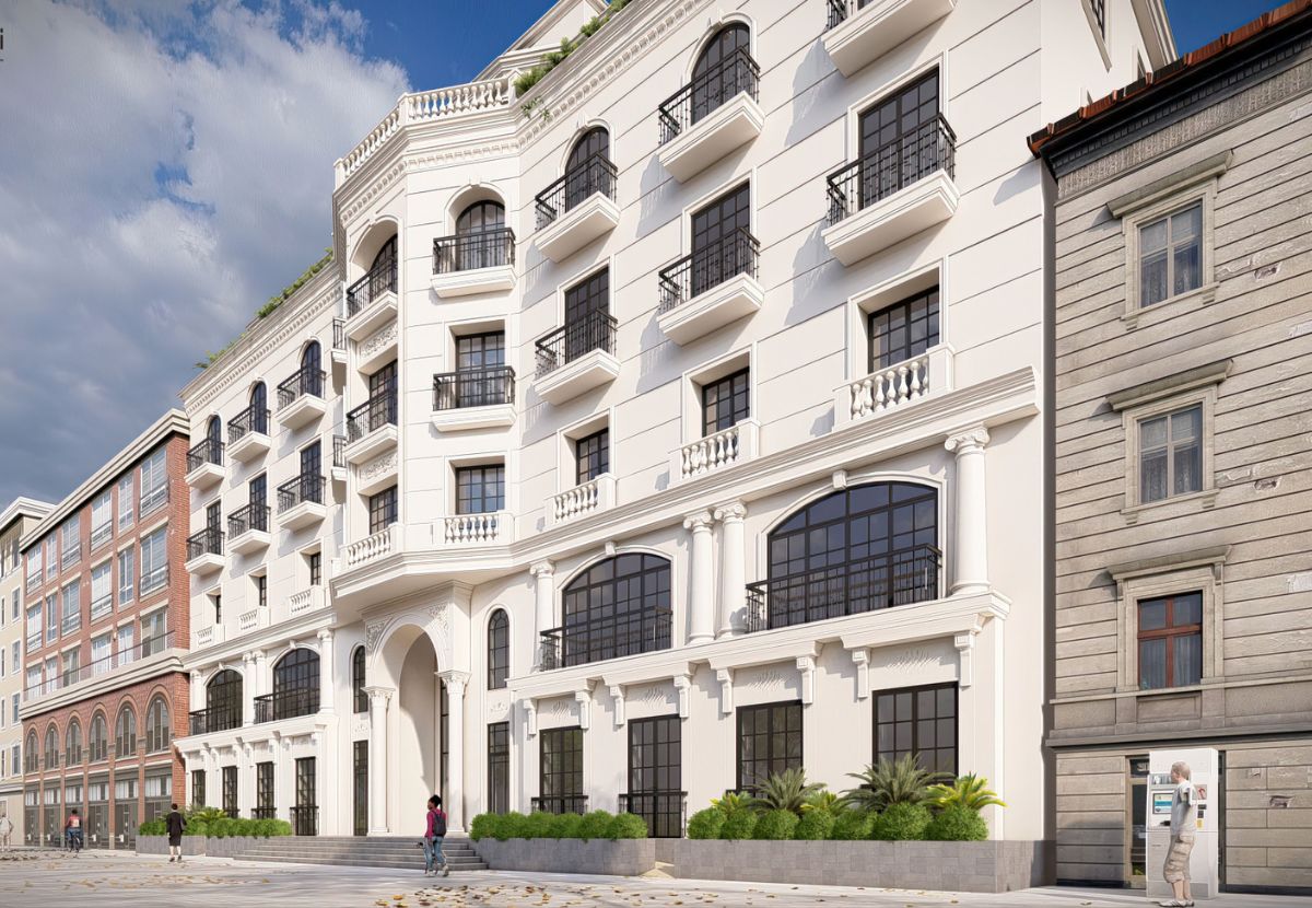 Sang trọng, bền vững, giá trị thẩm mỹ cao là những ưu điểm cơ bản của nhà phố tân cổ điển