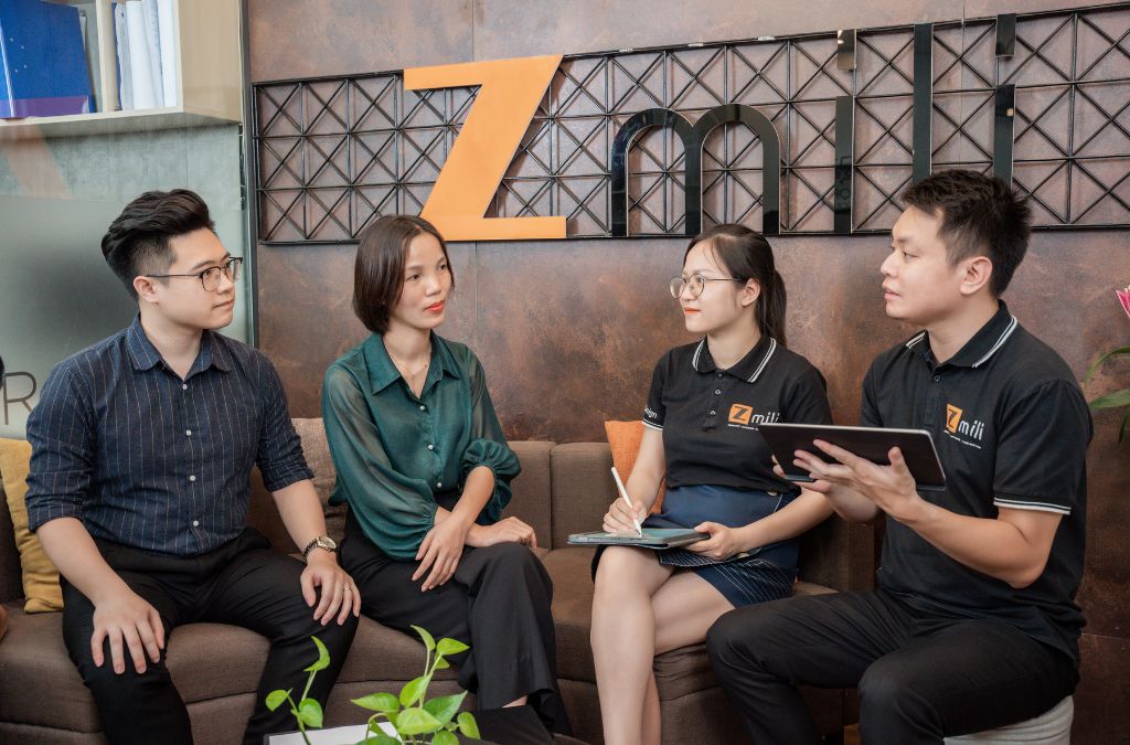 Zmili tư vấn, lắng nghe để hiểu rõ nhu cầu, và những điều khách hàng mong muốn