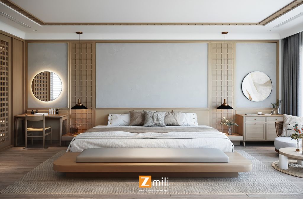Mẫu phòng ngủ Master đẹp, sang trọng sau khi cải tạo