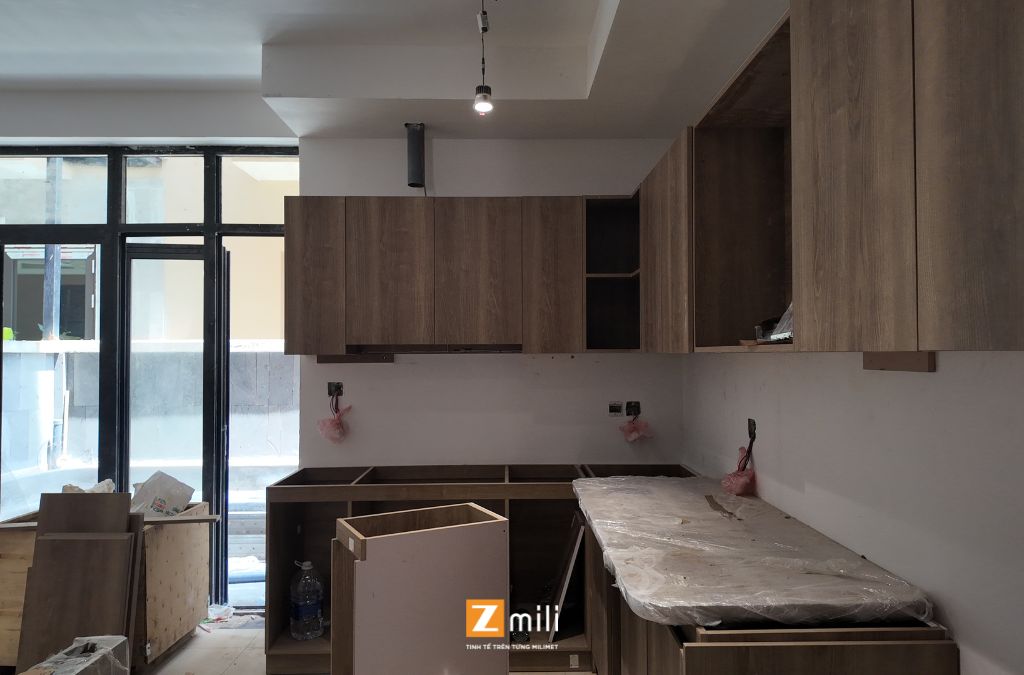 Nội thất phòng khách biệt thự liền kề Đảo Dừa trước khi cải tạo