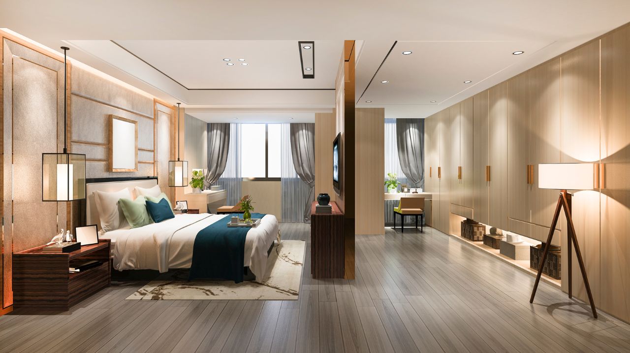 Thay đổi phong cách tổng thể thường là hạng mục ưu tiên khi cải tạo phòng ngủ