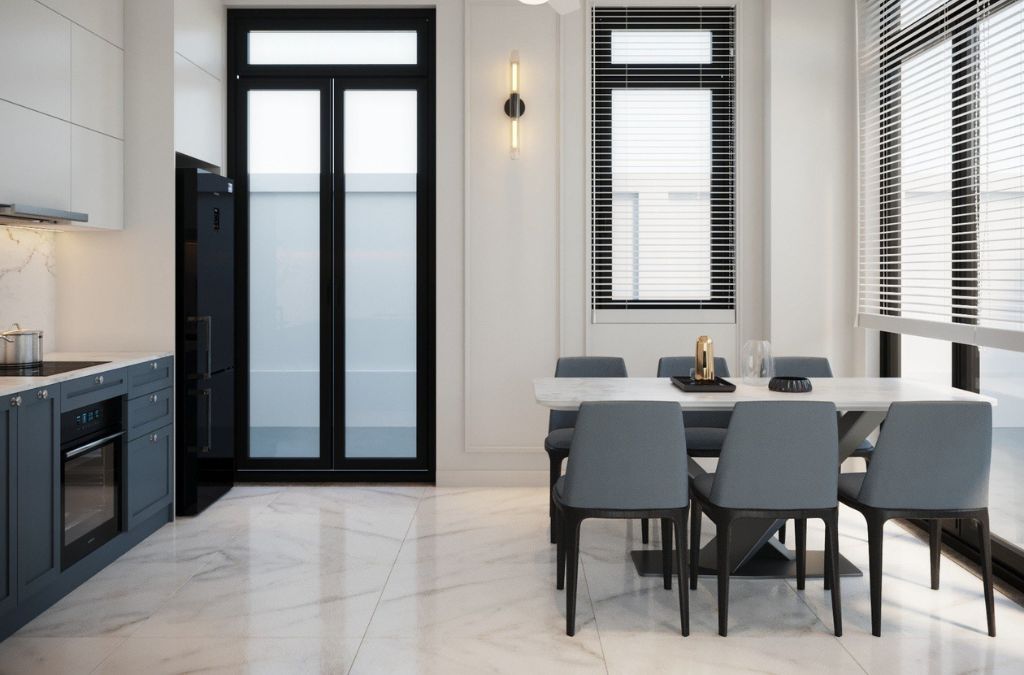 Mẫu cải tạo bếp tối ưu ánh sáng tự nhiên tạo cảm giác dễ chịu, thoải mái