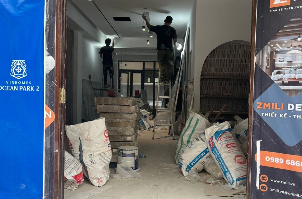 Thi công cải tạo biệt thự