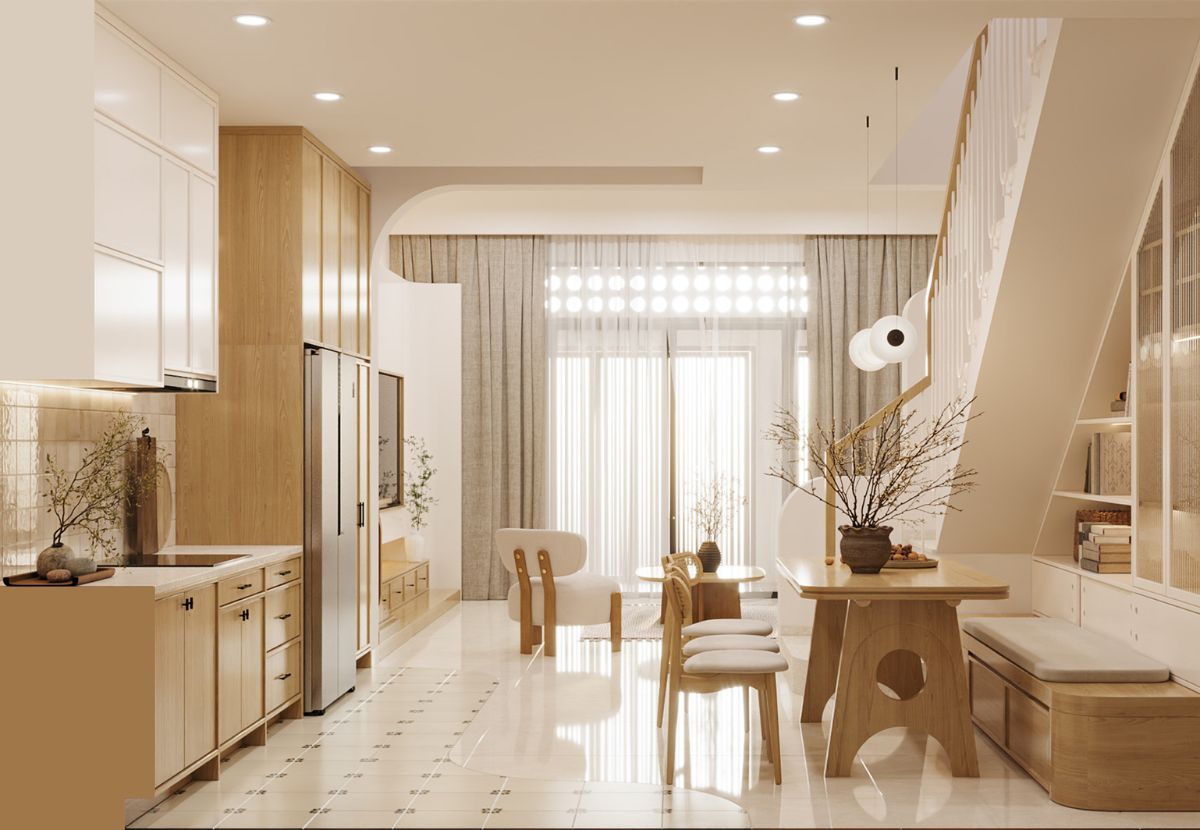 Tạo sự cân bằng giữa gọn gàng và ấm áp