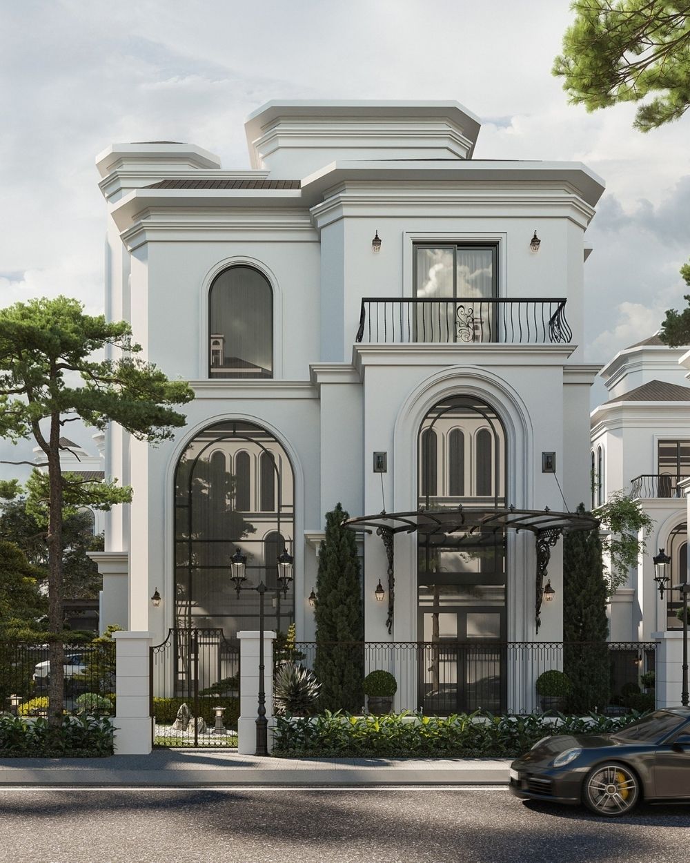 Mẫu biệt thự Vinhome sau khi cải tạo từ phần thô